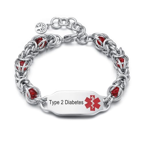 JFJEWER Medical Alert Bracelet with Tree of Life