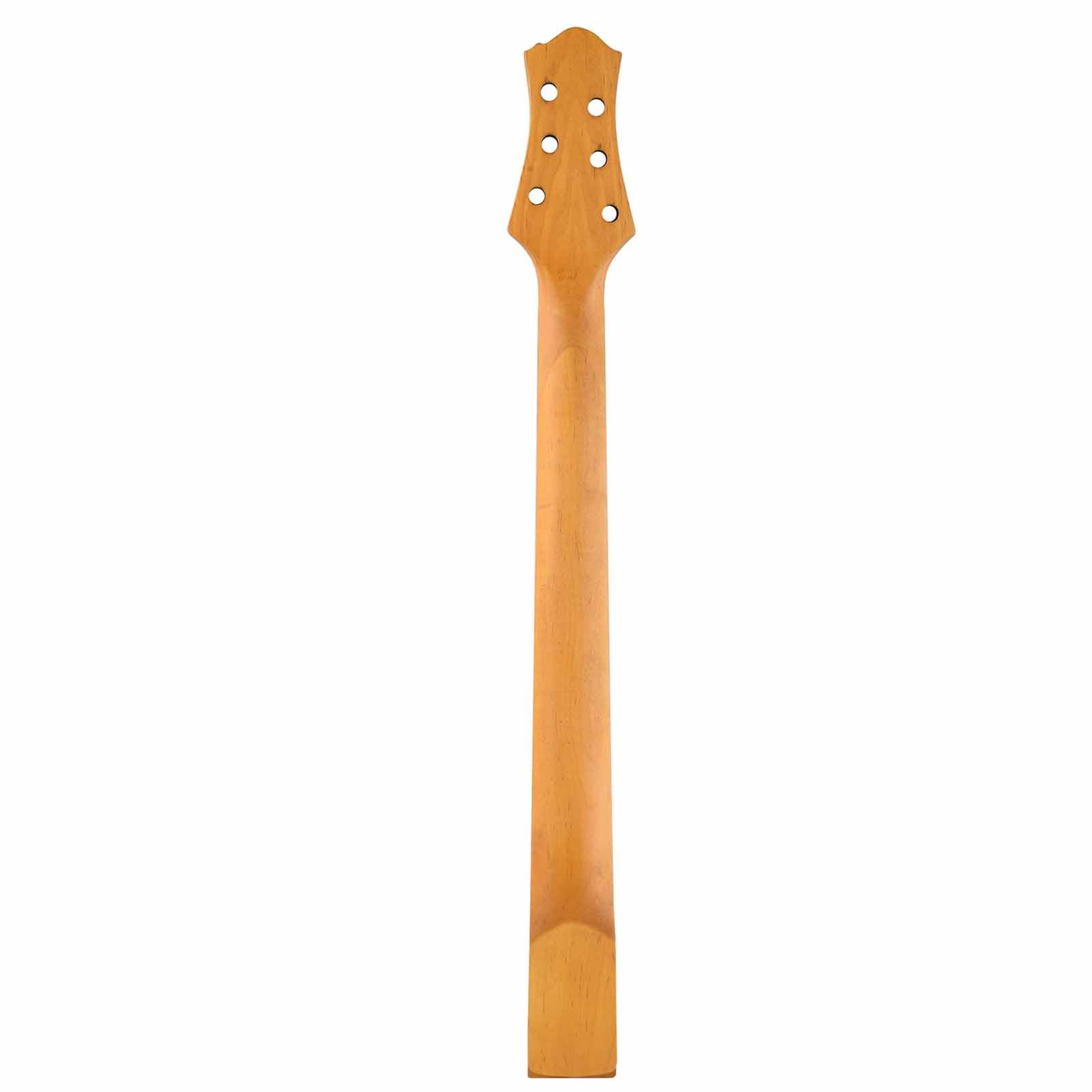 Generic 24-progowy, Matowy Klonowy Gryf Gitarowy do Płyt LP z podstrunnicą z palisandru. Łatwa Instalacja dla Projektu DIY (A)