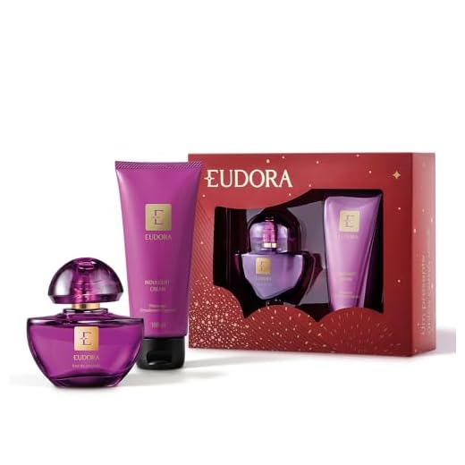 Eudora Roxo Miniatura Kit Presente Natal (2 itens)
