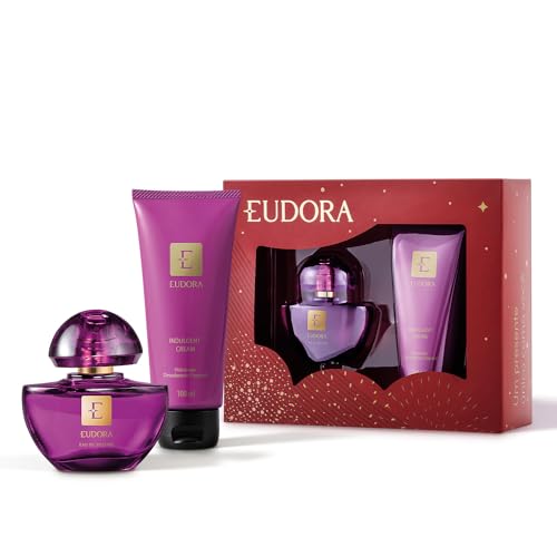 Eudora Roxo Miniatura Kit Presente Natal (2 itens)