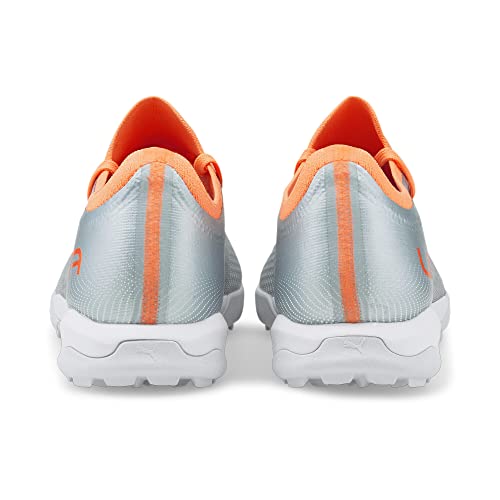 PUMA PUMA Men's Ultra 3.4 Tt Soccer Shoe, Diamond Silver Neon Citrus, 6.5