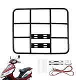 Fahrrad-Frachtständer – verstellbare Hintere Racks mit Korb, Gepäckträger aus robustem Metall | Wasserdichtes Fahrradregal für unterwegs, Lieferung, Punkte, Fahrrad, Aufbewahrung