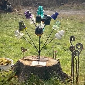 Miniatura 5 de Hopfrog Market Árbol de botella de vino del sur de mesa de Estados Unidos para mesa, porche o balcón, decoración artística de jardín independiente