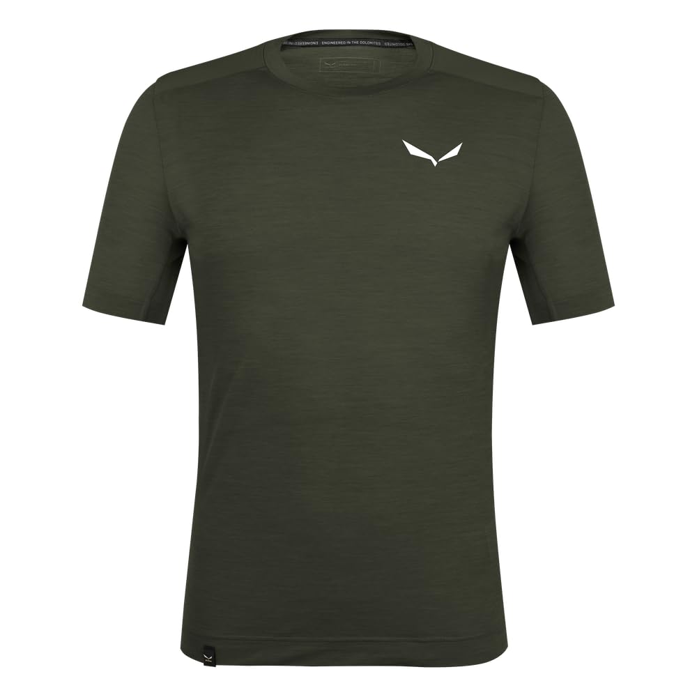 Salewa Agner Merino T-Shirt Men, Green, S