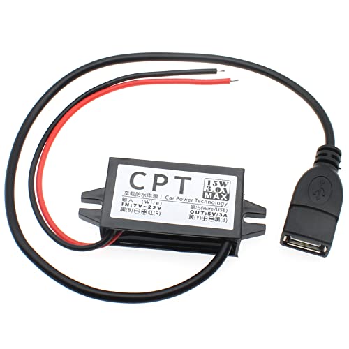 OZXNO 3A 12V to 5V Buck Converter Module DC-DC Car Phone Charging Converter Micro USB Power Adapter for Car