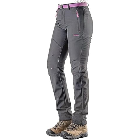 Tofern Women's Waterproof Fleece Lined Trousers Cover