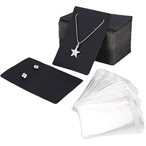 QH-Shop Karten Schmuck Display Kraftpapier Schmuck Ohrringe Cover