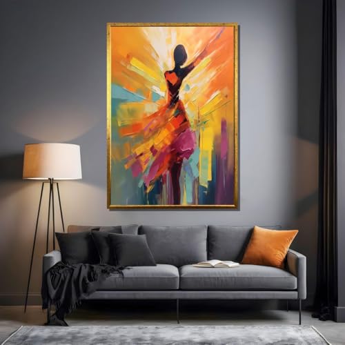 Tableau abstrait sur toile cadeau idéal pour passionné de danse