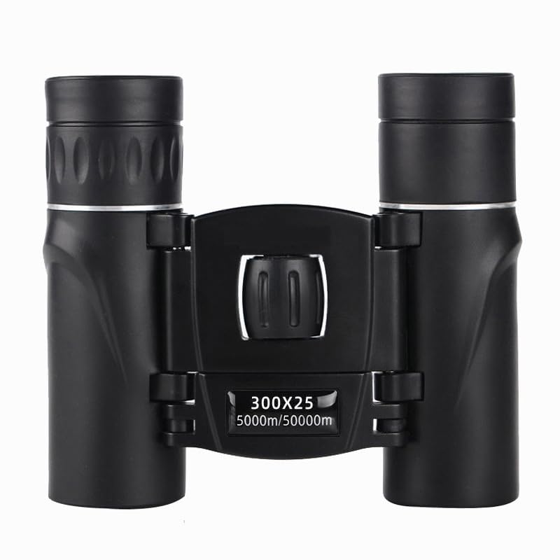 LBNVBC Telescopio portátil con Zoom HD 300X25, binoculares de 5000M/50000M, Potente visión de Larga Distancia Plegable, Deportes de Acampada al Aire Libre(300X25)