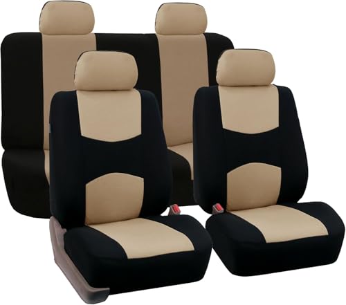 ♔【Protezione Perfetta】: Il coprisedile dell'auto adotta un design a tutto tondo, che protegge perfettamente il sedile originale da fuoriuscite, sudore, sporco, macchie, peli di animali domestici, ed è resistente all'usura, agli strappi, ai graffi, non sbiadisce, è lavabile e riutilizzabile.