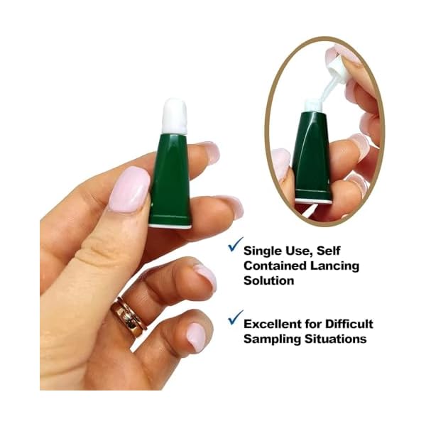 PetTest Safety Lancets for Diabetes Testing with Dogs & Cats, 21 Gauge, Diabetic Monitoring Blood Test Lancets, Easy Pricker for Testing for Blood Glucose in Diabetic Pets (100 Count)