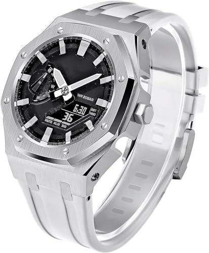 Kit montre GA2100 acier inoxydable boîtier de rechange bracelet caoutchouc GA2110