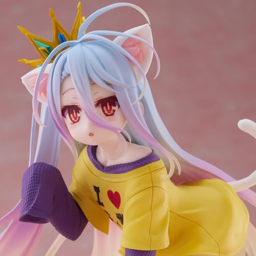 No Game No Life - Desktop Cute Figure - Shiro (Cat Ears T-Shirt ver.)4