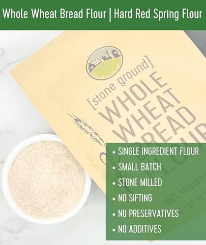 Palouse Brand FLR-HRS-3-KFT Hard Red Spring Whole Wheat Flour | 3 Lbs | Bread Flour thumb #5