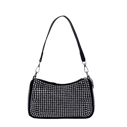 EL CABALLO Bolso de fiesta para mujer Selena de piedras brillo
