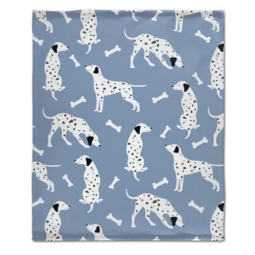 Dog Dalmatians Blanket, Dalmatians Gifts for Girl boy Children Toddler, 40