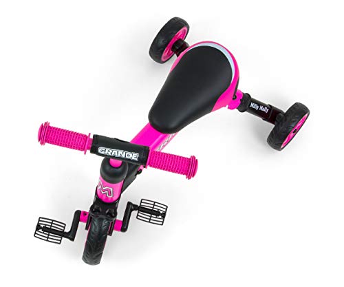 Dreirad Laufrad für Kinder 2in1 Grande Milly Mally, rosa – Bild 6