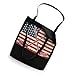 American Pride 4th of July Ice Hockey USA Flag Hockey Sticks Tote Bag