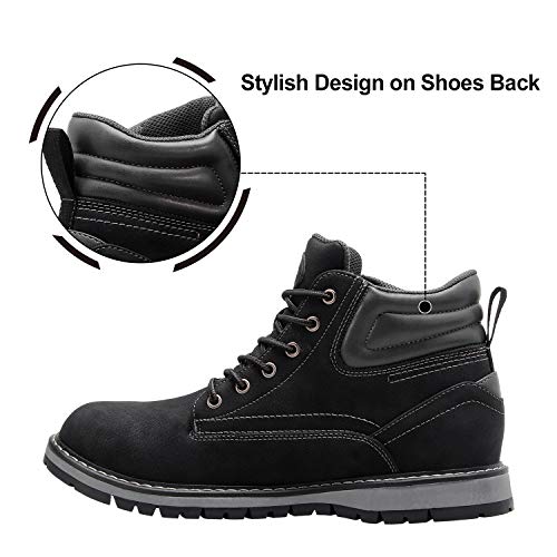 Bota masculina de caminhada Centipede Demônio para atividades ao ar livre, de couro, respirável, cam