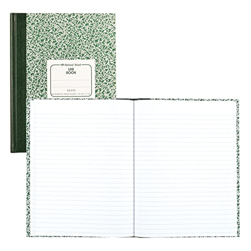 National 53010 Lab Notebook, Legal Rule, 10 1/8 X 7 7/8, White, 96 Sheets #TOP3