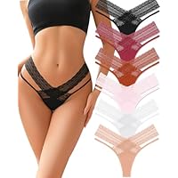 READY TO LOVE String Femme Sexy Chic Tanga Femme Dentelle sous-vêtements Culotte Invisible Slip Feminins Panties Multipack