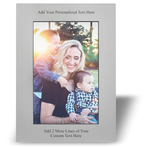 Awards4U Personalized Picture Frame 4x6 Photo Size – Add Your Cus...