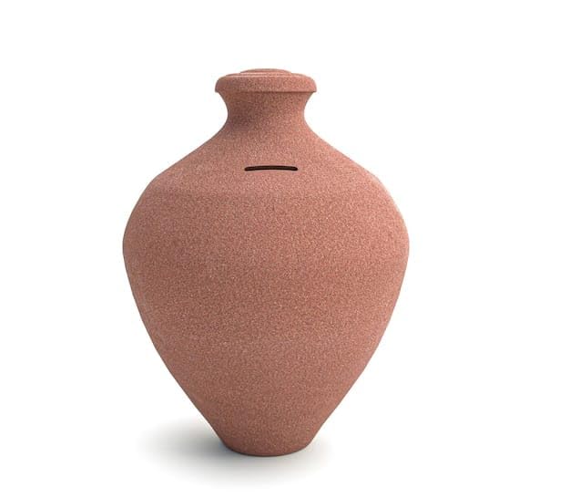 The Green View Gardens Terracotta Coin Saving Pot| Craft Clay Coin Bank | Handicrafted Money Bank, Mitti Ki Gullak, Clay Gullak Coin Saving Box for Kids