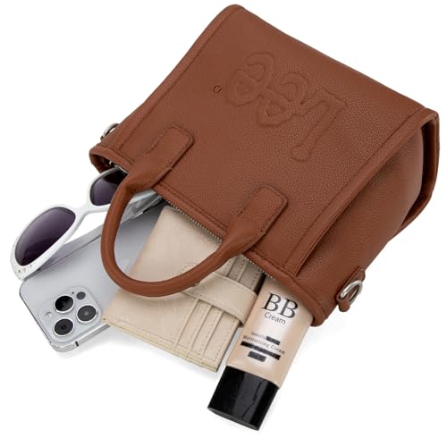 Image of Lee Small Tote Bag for Women, Crossbody Purse with Adjustable Strap, Women's Mini Shoulder Handbags for Travel, Work