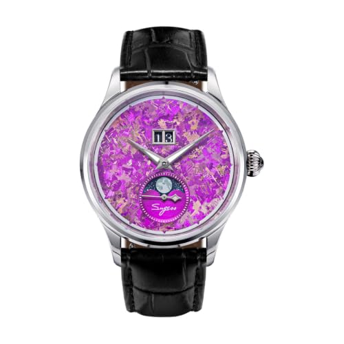 Montre mécanique Sugess étanche en verre saphir pour lire l'heure