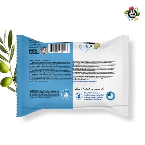 Pet Head Health Cat and Dog Ear Wipes, White - Image 2