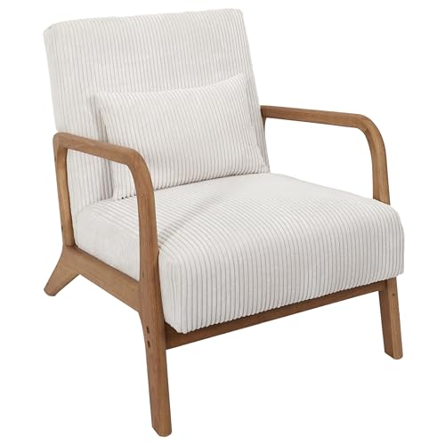 HOME DECO FACTORY, HD0349, Fauteuil Salon Cotele Scott Beige, Softness, Mobilier, Assise, canapé...