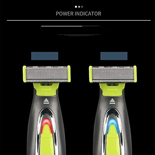 Yemirth Electric Razor,Electric Beard Trimmer Usb Charging Low Noise Double Sided Teeth Washable Men Beard Trimming Tool For Home Travel #TOP1