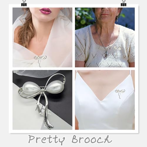 Image of Brooch Pins For Women Fashion Elegant Brooches Lapel Badges Coat Sweater Scarves Shawl Dress Accessory Wedding Party Prom Jewelry