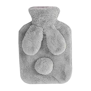 Warm waterfles voor voeten konijn oor water injectie heet water fles winter warm PVC Lekvrije handwarmer kasjmier warme…