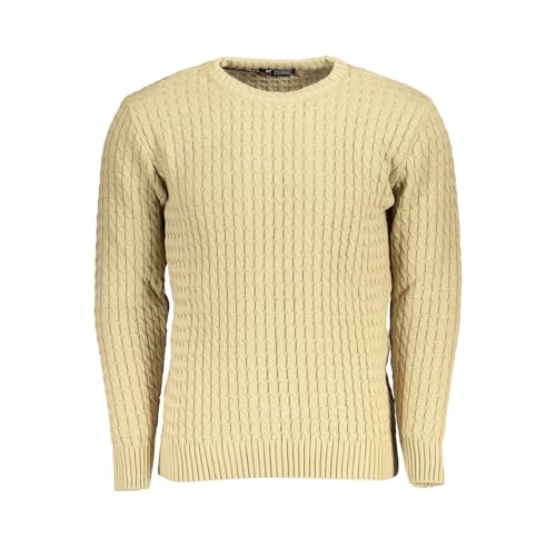 Pull Grand Polo beige pour homme tricot classique