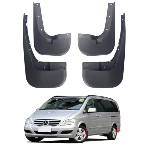 Lot de 4 garde-boues avant arrière pour Mercedes Vito Viano plastique