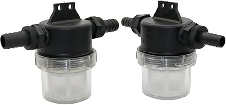 Inline Mesh Screen,Water Filter Dispenser,1Pcs 20mm 25mm 40 Mesh Large Flow Filter, Transparent Water Pipe Pre-Filter Garden Irrigation Agricultural Supplies (Color:25mm) (Color : 25mm)