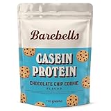 Barebells Casein Proteinpulver – Chocolate Chip Cookie | 27g Protein pro Portion, ohne Zuckerzusatz, cremiger Keks-Geschmack, langsam verdauliches Protein, 1x 750g Beutel