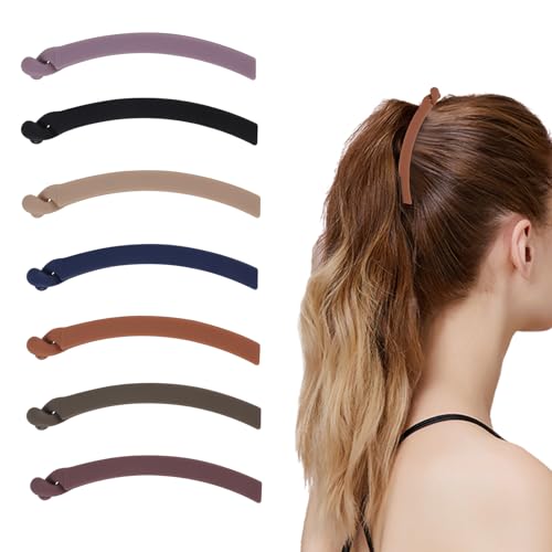 Pinza grande para cabello mate de 11 cm miniatura 1