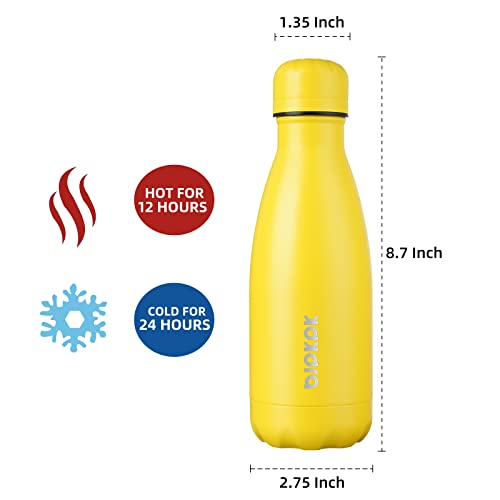 Image of BJPKPK 12 oz Small Insulated Water Bottle, Stainless Steel Leak Proof Flask