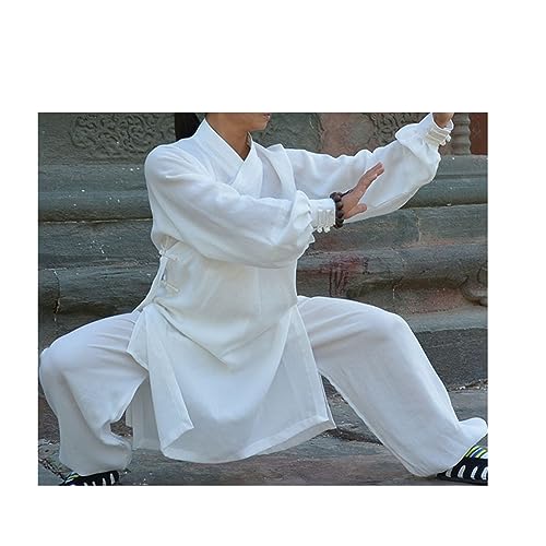 Uniforme chinois Wudang taoïste Kung Fu, vêtements de haute qualité, robe de Tai Chi Shaolin, robes de moine bouddhiste, arts martiaux, Kungfu, ensemble en lin, convient aux hommes 23.4.25 (couleur
