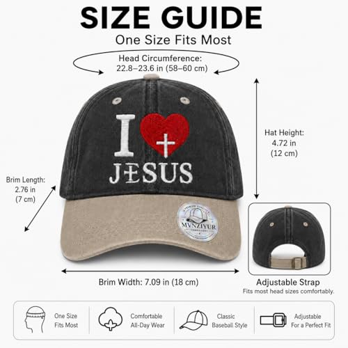 Image of I, Love Embroidered Baseball Cap