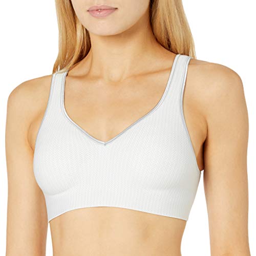 Hanes womens Comfort Evolution Bra, Sterling Grey Herringbone Print, XX-Large US