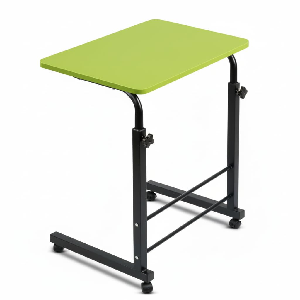 TECHNOVIBES Study Table/Bed Table/Foldable and Portable Wooden/Writing Desk for Office/Home/School (Green with Black Leg)-image-41