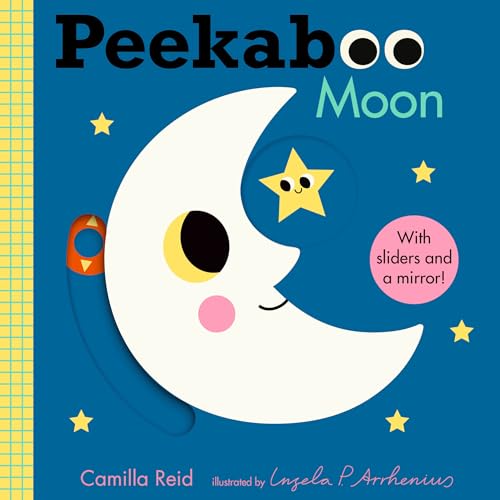 Image of Peekaboo: Moon: (An Interactive Board Book for Babies & Toddlers with Mirror & Sliders to Push, Pull, or Turn. Cute Artwork Includes a Clock, Light, Teddy Bear, & More.) (Peekaboo You)