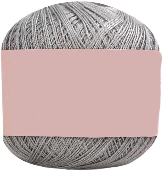 5 Rolls 50g Size 8 Lace Cotton Blend Yarn for Crocheting 1mm Craft Cord 125m(24)