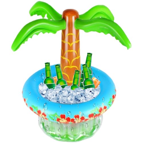 Xoeryoy Aufblasbarer Palmenkühler 18x25, 6 Zoll Cartoon...