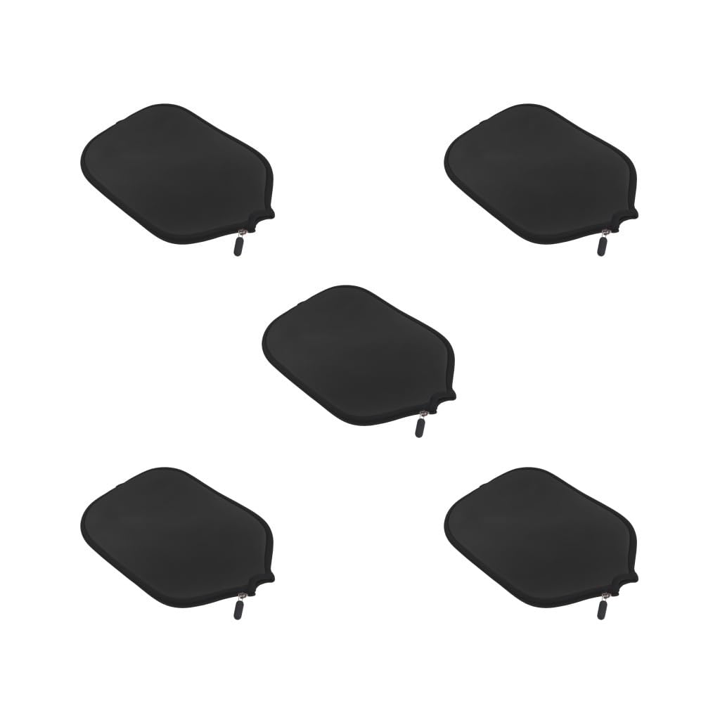 Juego de 5 fundas protectoras de neopreno prémium para palas de pickleball y pickleball A17