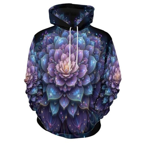 Sweatshirt Harajuku veste zippée homme sweat capuche femme motif 3D fractale