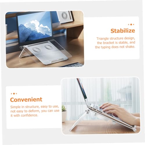 Base para portátil VANZACK con ventiladores duales y soporte ergonómico miniatura 6